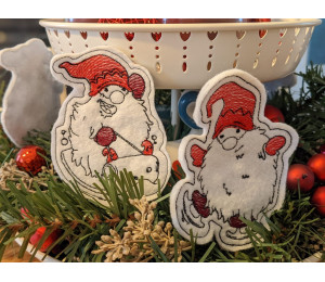 VORFREUDE Türchen Stickserie - ITH Stecker Winter Gnomes